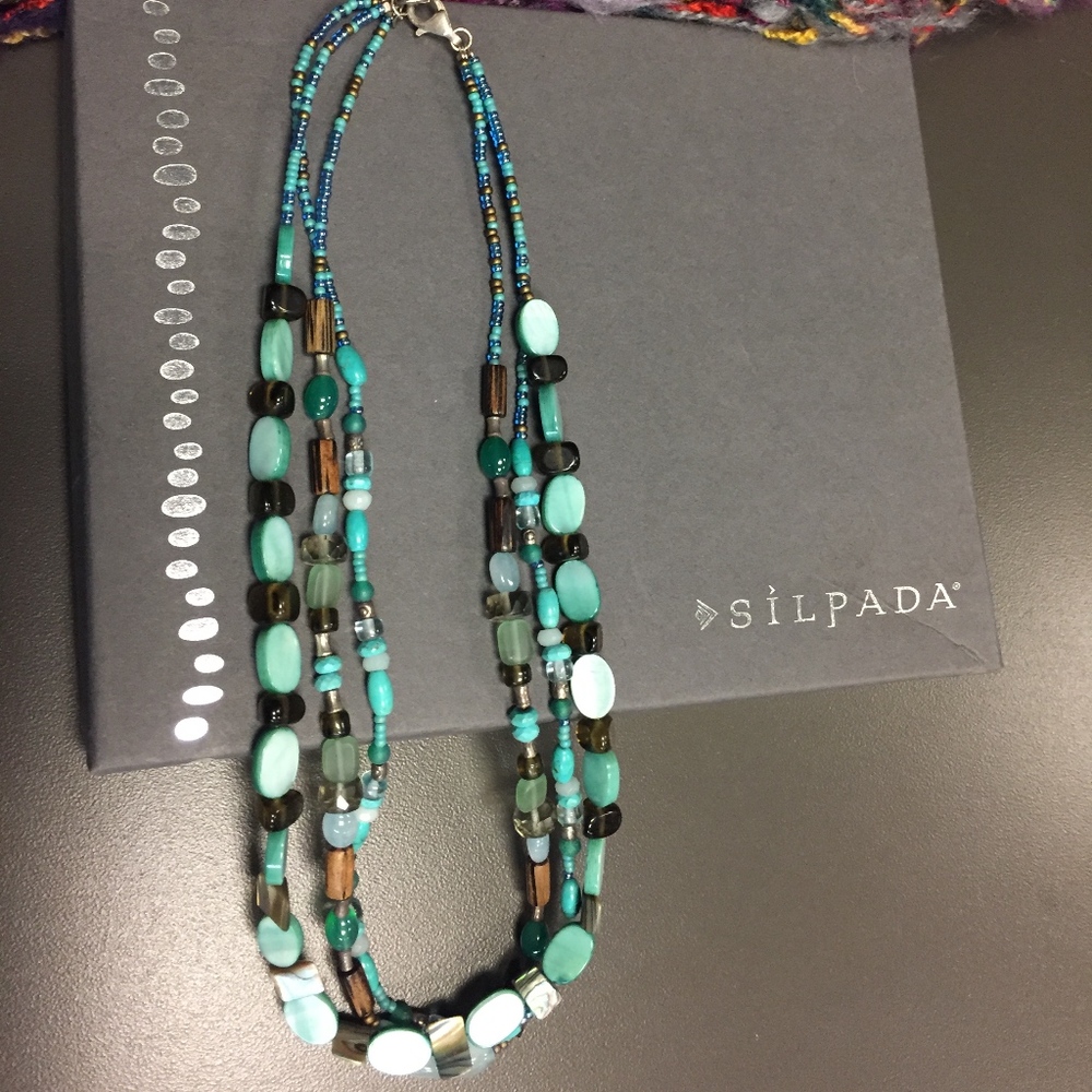 Silpada Mix Stone Necklace N2195